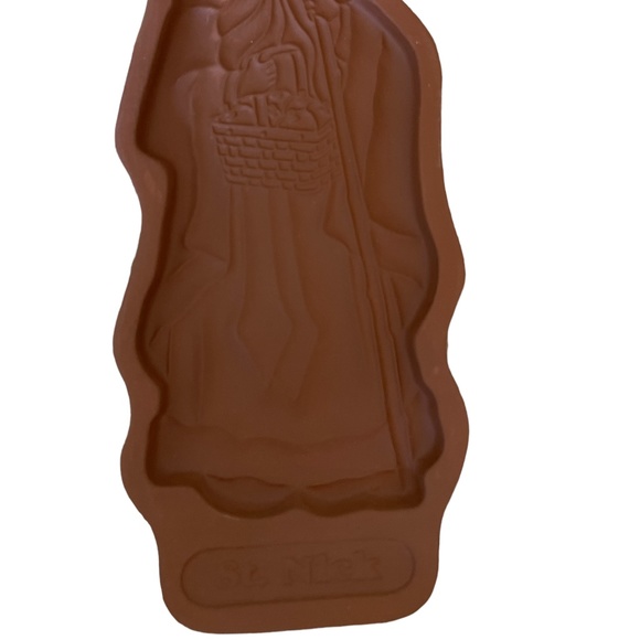 1993 Longaberger  Pottery St. Nick Cookie Mold - Picture 7 of 8